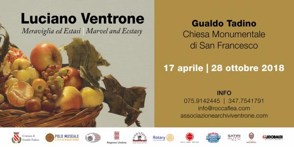 VITTORIO SGARBI A GUALDO TADINO INAUGURA “LUCIANO VENTRONE. MERAVIGLIA ED ESTASI”