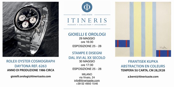 Itineris Casa d’Aste  | presenta le prossime aste di maggio