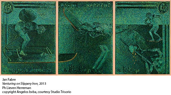 JAN FABRE  | OMAGGIO A HIERONYMUS BOSCH IN CONGO  | ALLO STUDIO TRISORIO DI NAPOLI