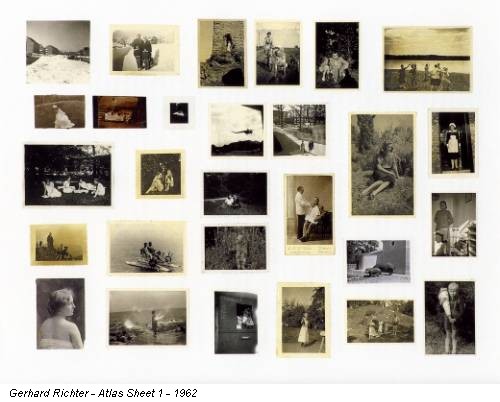 Gerhard Richter - Atlas Sheet 1 - 1962