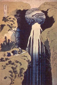 Periodo Iitsu: La cascata di Amida, stampa del 1834-1835 circa Honolulu Academy of Arts 