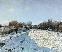 Sisley Effetto di neve ad Argenteuil