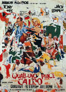 Mimmo Rotella Marylin e le sue dame 1963-89 decollage su tela cm 140 x 100 