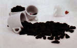 Stefano Calligaro Coffee emotion cartonlegno resina e acrilico cm 4 x 9