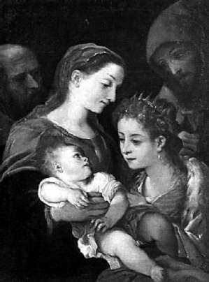 Sacra Famiglia e santi di Ludovico Carracci