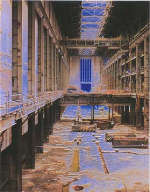 Catherine Yass, Bankside south west, Ilfochrome transparency, lightbox, cm 89x72.5x12 