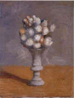 Giorgio Morandi, Fiori, olio su tela, cm 32.5x25, 1921