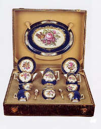 fine XVIII servizio da te e caffè da viaggio 