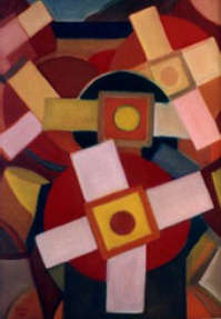 Gentile Meditazioni 3 1998 olio su cartone telato cm 50 x 35 