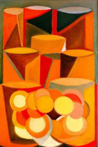 Gentile memorie indistinte olio su pannello telato 1997 