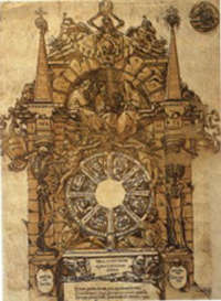 Allegoria della morte 1558.59 Andrea Andreani Chiaroscuro a tre legni 