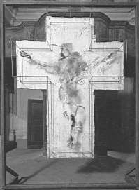 goffi, crocefissione in rosa