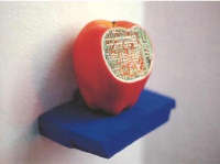 Ernesto Jannini_Mela gnam-gnam_2001_plastica e hardware_cm 14x12x9 