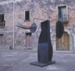 Angelo Casciello, Il pettine di Poppea, 1999, ferro dipinto, cm 250x200x150