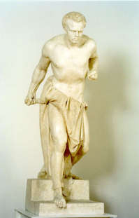 Vincenzo VELA (1820-1891) - Spartaco, (1847-49) - gesso, cm 208 x 80,5 x 126,5