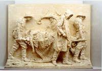 Vincenzo VELA (1820-1891) - Le vittime del lavoro, 1882 - gesso, cm 255 x 332,5 x 66