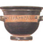 cratrisco a campana in vernice nera ceramica apula seconda metà del IV secolo a. C 