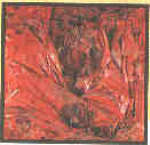 Alberto Burri "Rosso Plastica", 1964, Roma, Collezione Brandi Rubiu