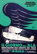 Fino al 28.I.2001 | Ali d’Italia: L’Aviazione nei manifesti e nell’Aereopittura futurista, 1908 – 1943 | Bologna, Cineteca