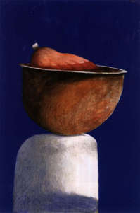 Eclipse 2001, acquerelli e pastelli su carta, 153X102 cm