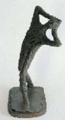 Pericle Fazzini. Uomo che urla (Shouting man), 1949, bronzo, collezione fam. Fazzini, Roma