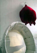 Gruppo Eya, Forma mentis (2000) oggetti vari, vetroresina, ovatta, velluto, proiezione, dimensioni variabili