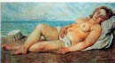 Arianna abbandonata (bagnante al sole), 1930-31, olio su tela, cm. 77 x 140, Torino, Galleria Civica di Arte Moderna e Contemporanea 