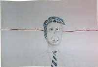 Francesconi_Luca_Franco_Frattini_2001_disegno_su_carta