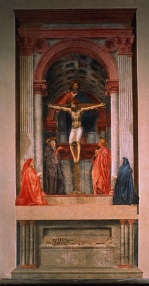 Masaccio, Trinità, Chiesa di Santa Maria Novella, Firenze 