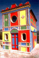 Sol LeWitt-David Tremlett, Cappella SS Madonna delle Grazie, loc Brunate, La Morra (Italia).