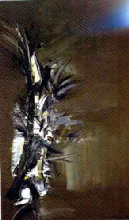 Mattia Moreni, Immagine, 1960, olio su tela, cm 97 x 162,5