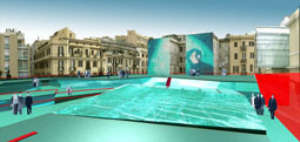 odile decq, progetto per il secondo lotto degli spazi espositivi ex fabbrica birra peroni, roma