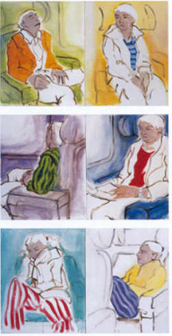 85° Mostra Colletiva, Venezia, Fondazione Bevilacqua La Masa. Traush Verena, Fanny Eurocity Vienna-Praga, acrilico su tavola