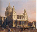 Canaletto, La cattadrale di St. Paul a Londra, 1754, olio su tela, cm 52,1 x 61,6