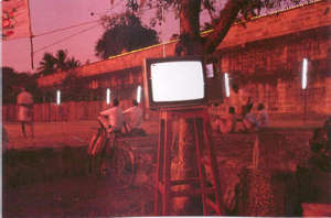 Singh Raghubir, Television set, Chidambaram festival Tamil Nadu, 1993