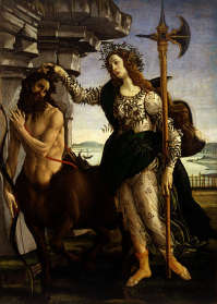 Sandro Botticelli, Pallade e il Centauro, 1480