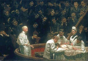 Thomas Eakins La clinique du docteur Agnew 1889 Huile sur toile Philadelphie, University of Pennsylvania (c) University of Pennsylvania 
