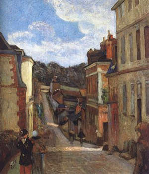 paul gauguin_strada di periferia_1884
