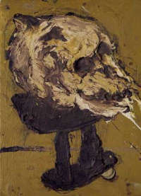 Miquel Barcelò Tabouret avec Crane et deux Pieces, 1999-2000