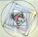 Labirinto, 1985, plexiglas e tecnica mista