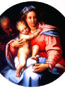 Sacra Famiglia, olio su tavola, Vaduz, Principi del Liechtenstein