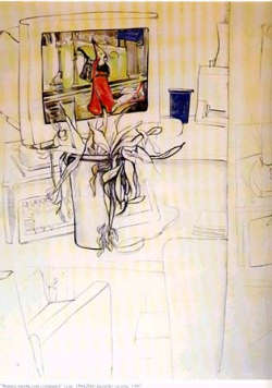 Mauro Balletti, natura morta con Mac