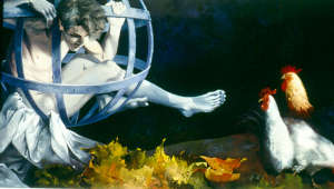 Piero Nincheri, Alchimia della memoria, 1993-94, 200x100 (particolare)