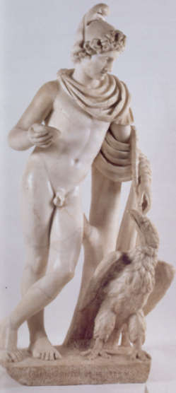 Il mito di Ganimede. Artista romano di età adrianea – gruppo statuario di Ganimede e l’aquila
