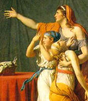Jacques Louis David | I littori riportano a Bruto i corpi dei figli