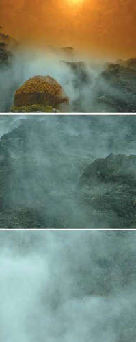 Studio Azzurro - La terra genera l’aria, scenario per 3 schermi