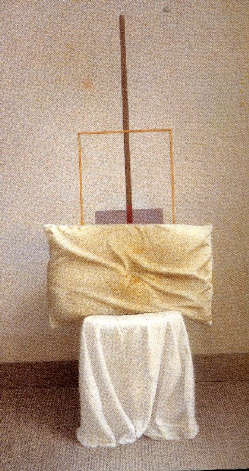 Gianfranco Ferroni Cuscino sul cavalletto 1992 56x41