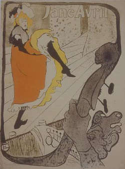 Toulouse Lautrec Jane Avril manifesto 1893
