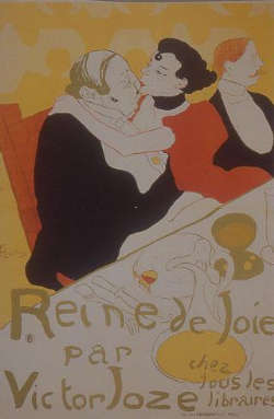 Toulouse Lautrec Reine de joie manifesto 1892