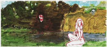 Daniel Richter - Susa 4 2003 21x47 cm